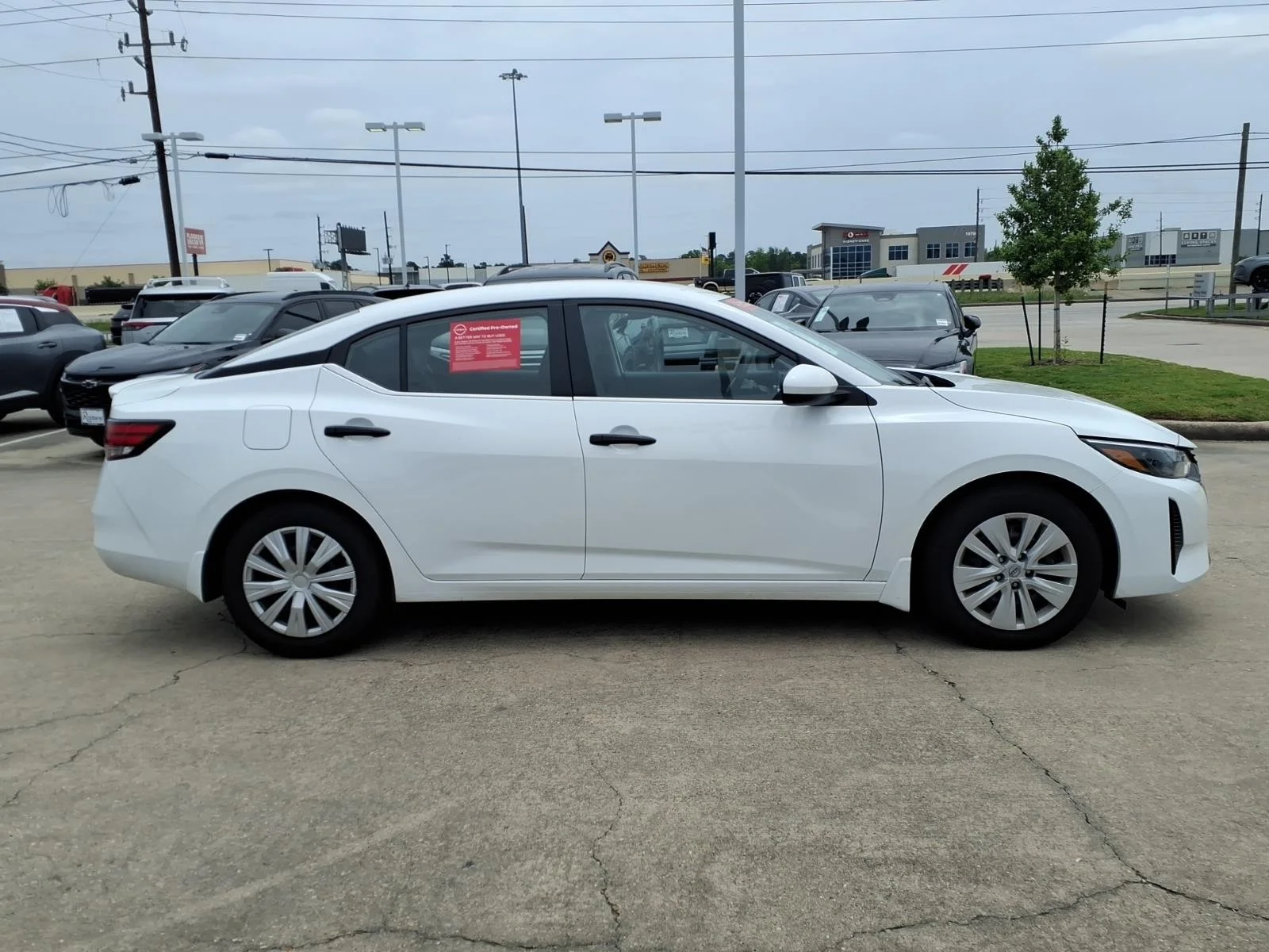 2025 Nissan Sentra S White at Robbins Nissan