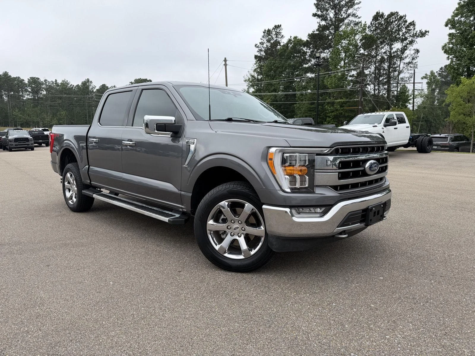 Used 2022 Carbonized Gray Ford LARIAT image 3