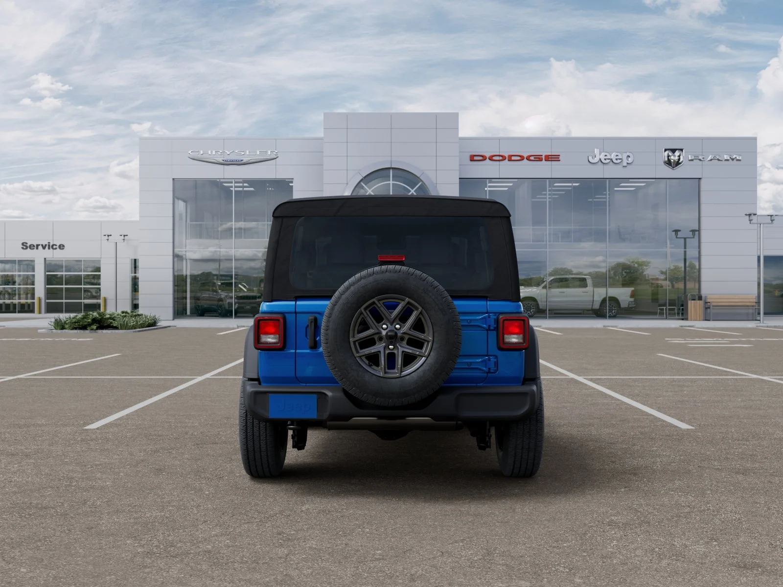 New 2026 Hydro Blue Pearl-Coat Exterior Paint Jeep Sport image 46