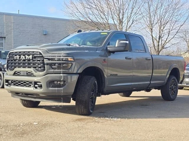 New 2026 Ceramic Gray Clearcoat Ram Limited Longhorn image 3
