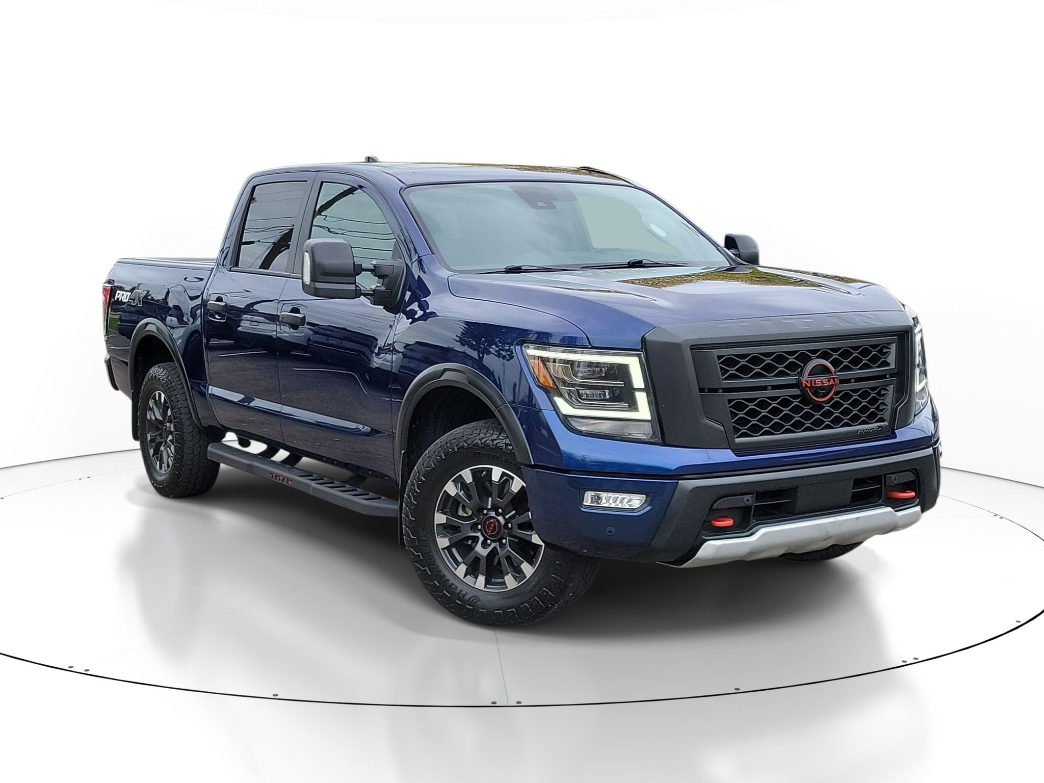 Used 2023 Deep Blue Pearl Nissan PRO-4X image 1