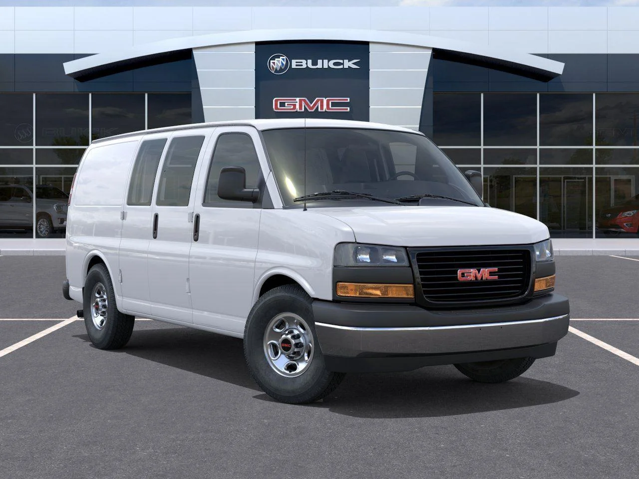 New 2026 Summit White GMC Work Van image 7