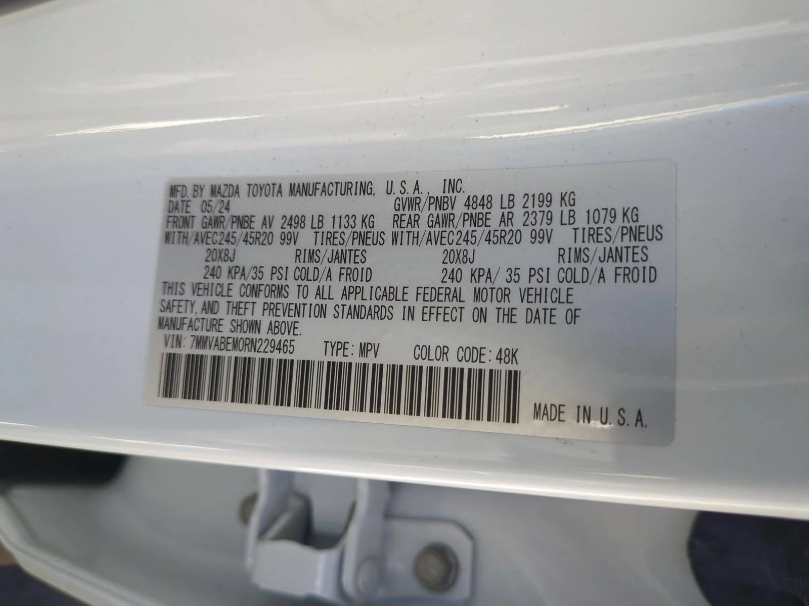 Used 2024 Wind Chill Pearl Mazda 2.5 S Premium Plus Package image 41