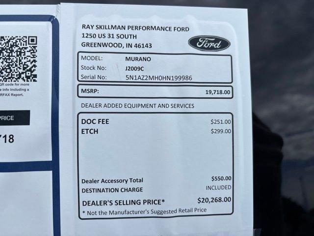 Certified Used 2017 Black Nissan SL image 2