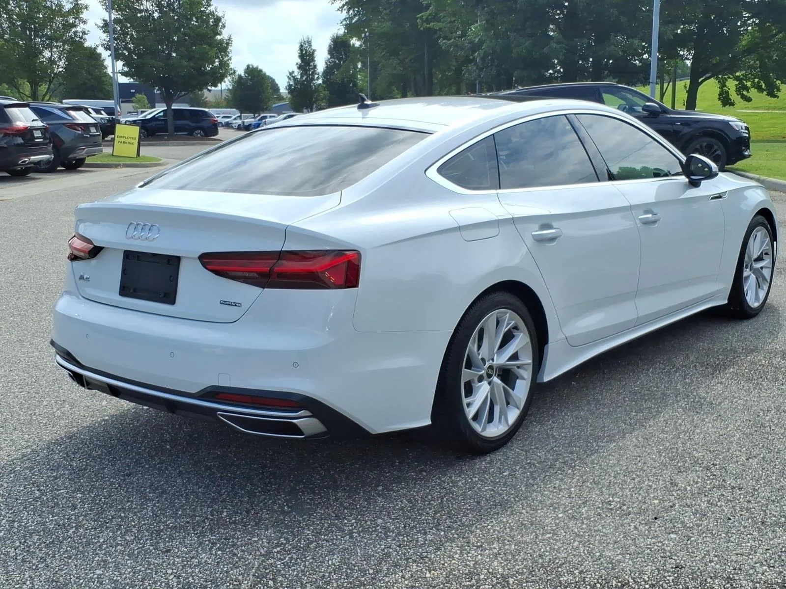 Used 2022 Glacier White Metallic Audi Premium image 8