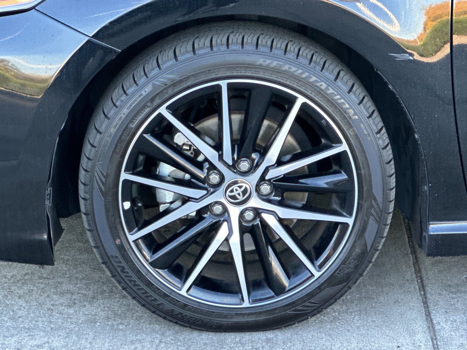 Used 2023 Midnight Black Metallic Toyota SE image 24