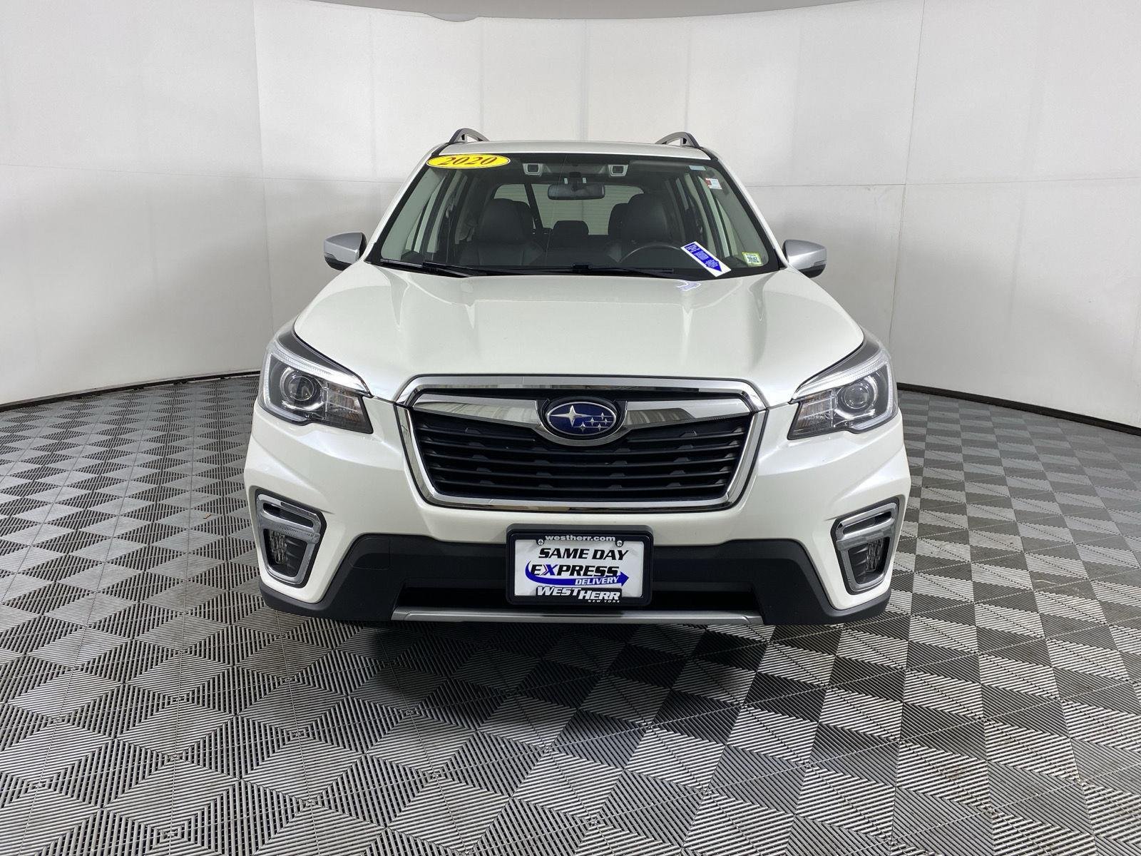 Used 2020 Crystal White Pearl Subaru Touring image 2