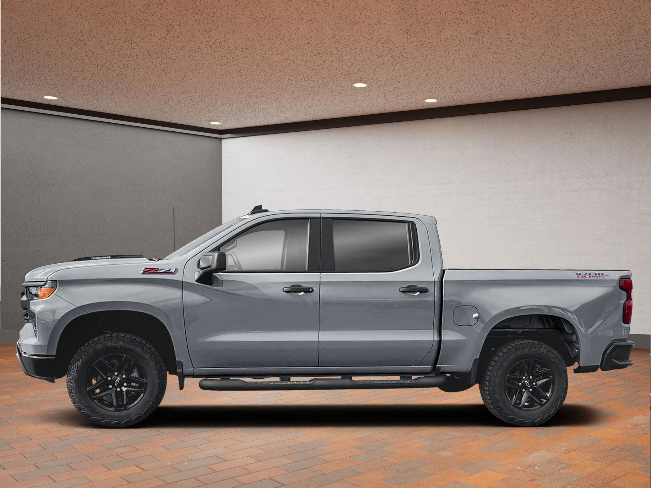 Used 2026 Grey Chevrolet Crew Cab Short Box 4-Wheel Drive Custom Trail Boss image 2
