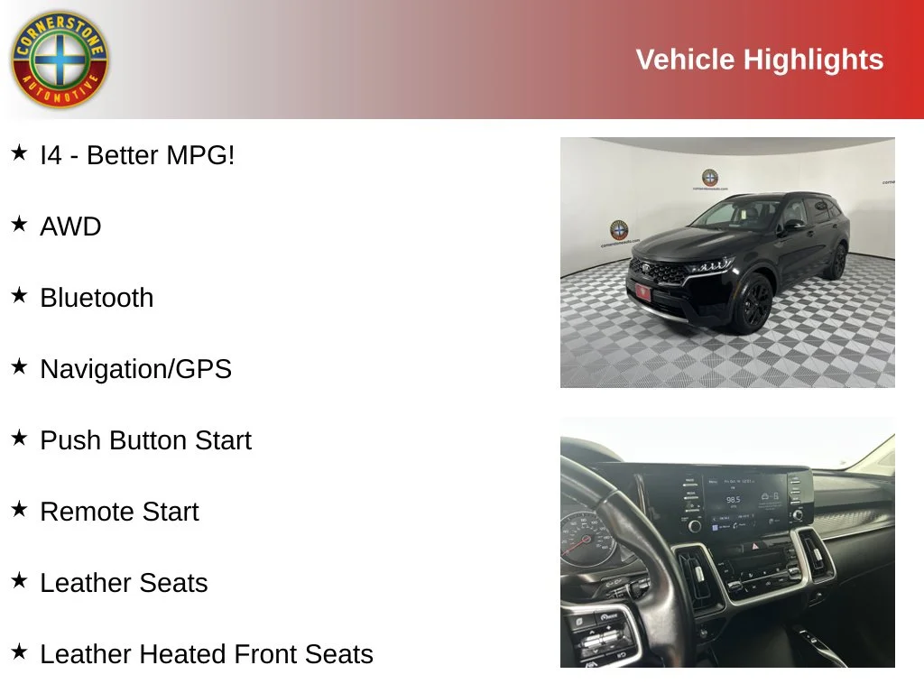 Used 2021 Kia Sorento S with VIN 5XYRLDLC7MG003683 for sale in Elk River, Minnesota