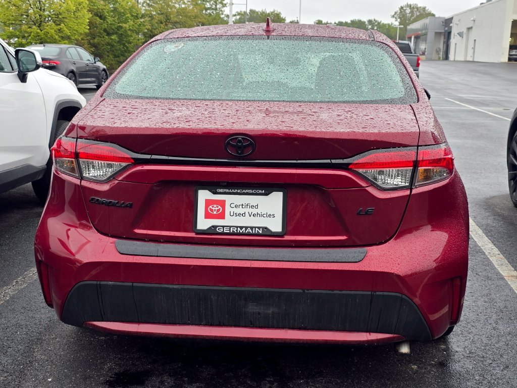 Certified Used 2022 Red Toyota LE image 7