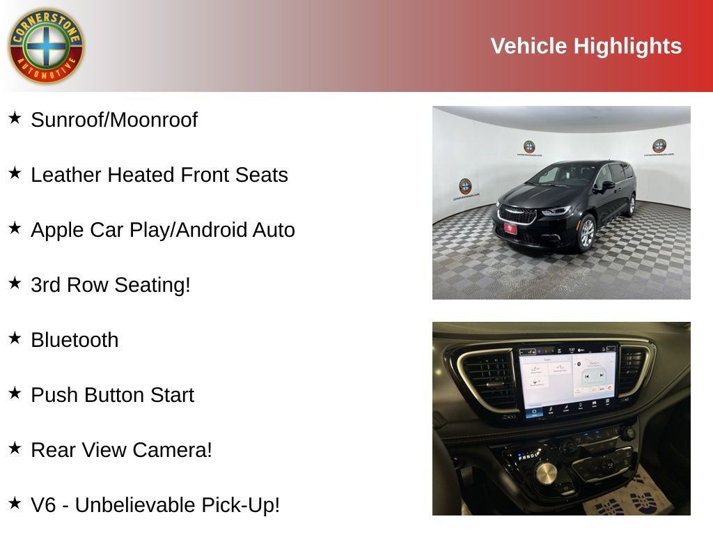 Used 2025 Chrysler Pacifica Select with VIN 2C4RC3BGXSR606554 for sale in Elk River, Minnesota