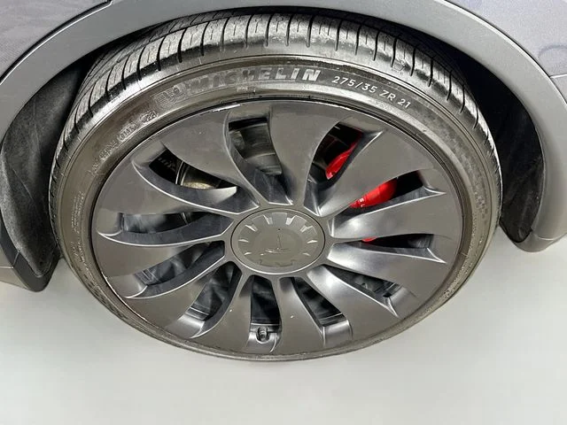 Used 2022 Gray Tesla Performance image 32