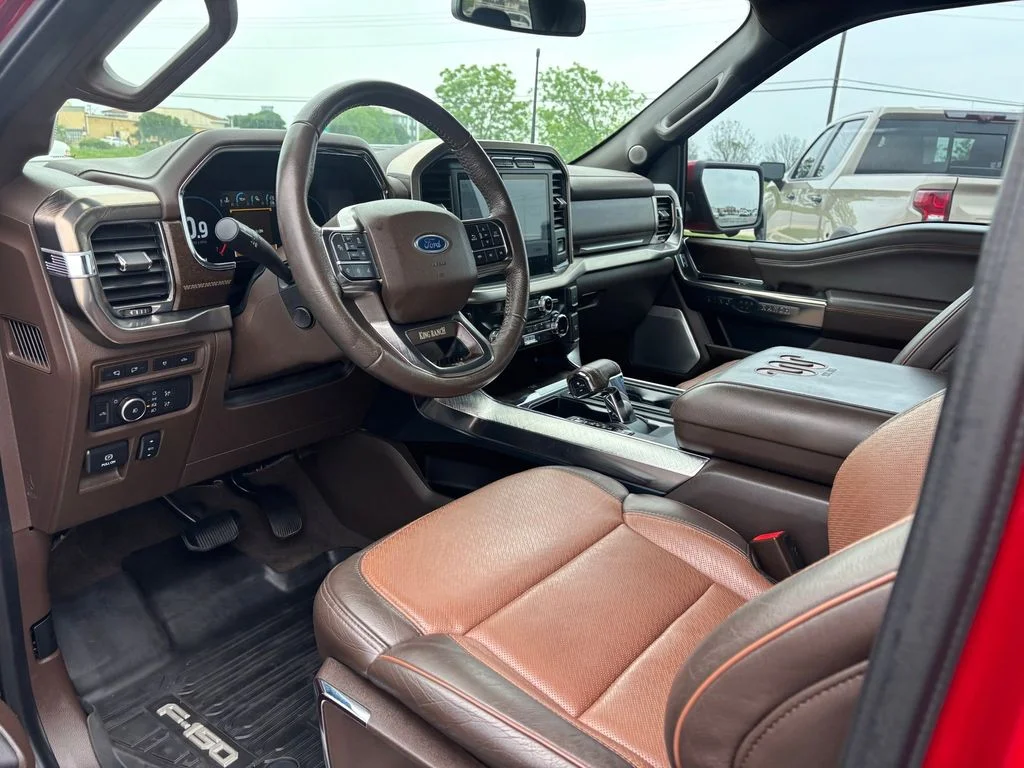 Used 2021 Red Ford King Ranch image 8