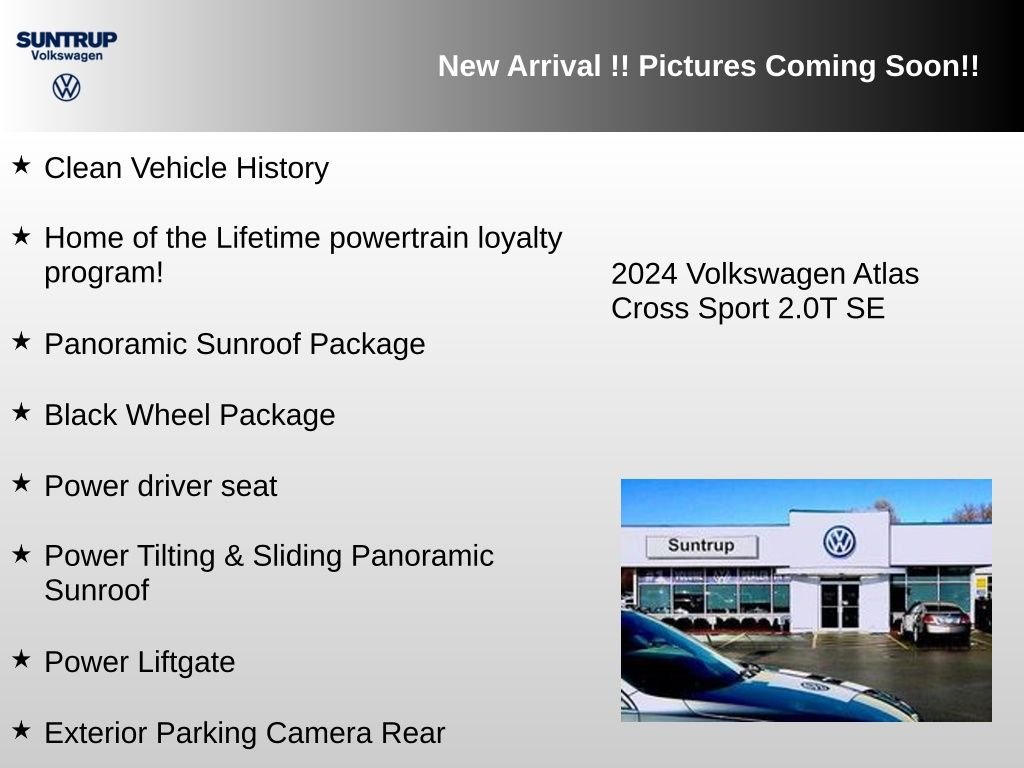 Used 2024 White Volkswagen 2.0T SE w/Technology image 3