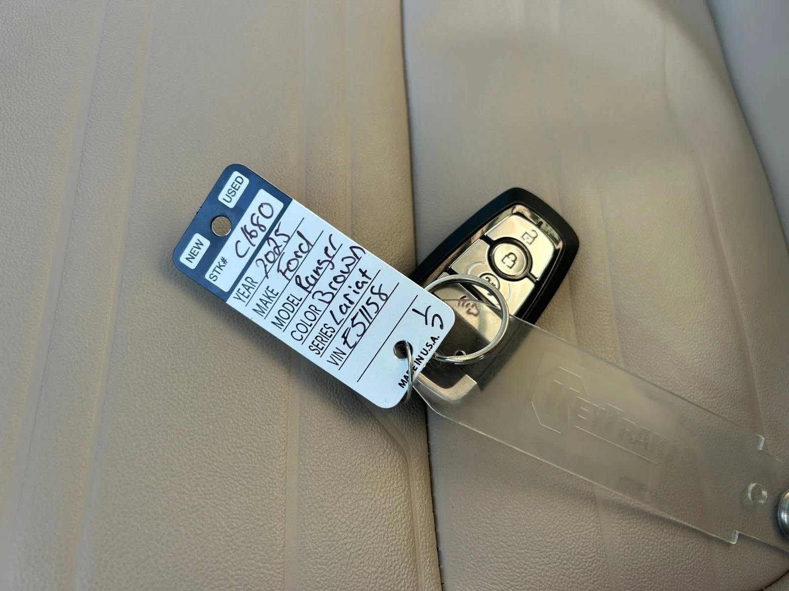 New 2025 Desert Sand Ford Lariat image 24