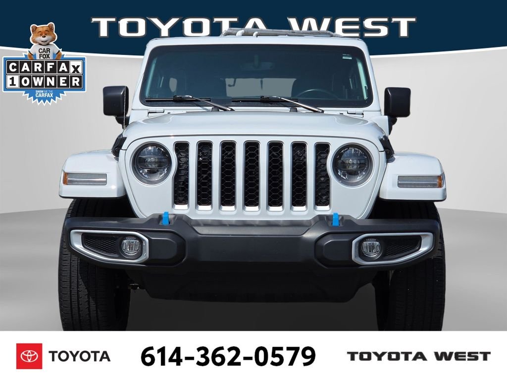 Used 2023 White Jeep Sahara 4xe image 3