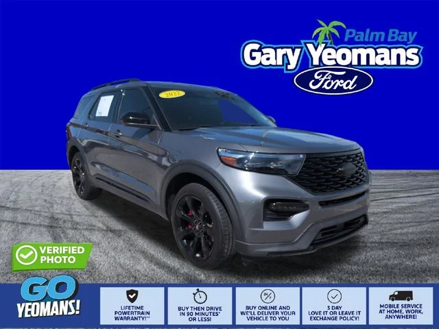 Certified Used 2022 Carbonized Gray Metallic Ford ST-Line image 1