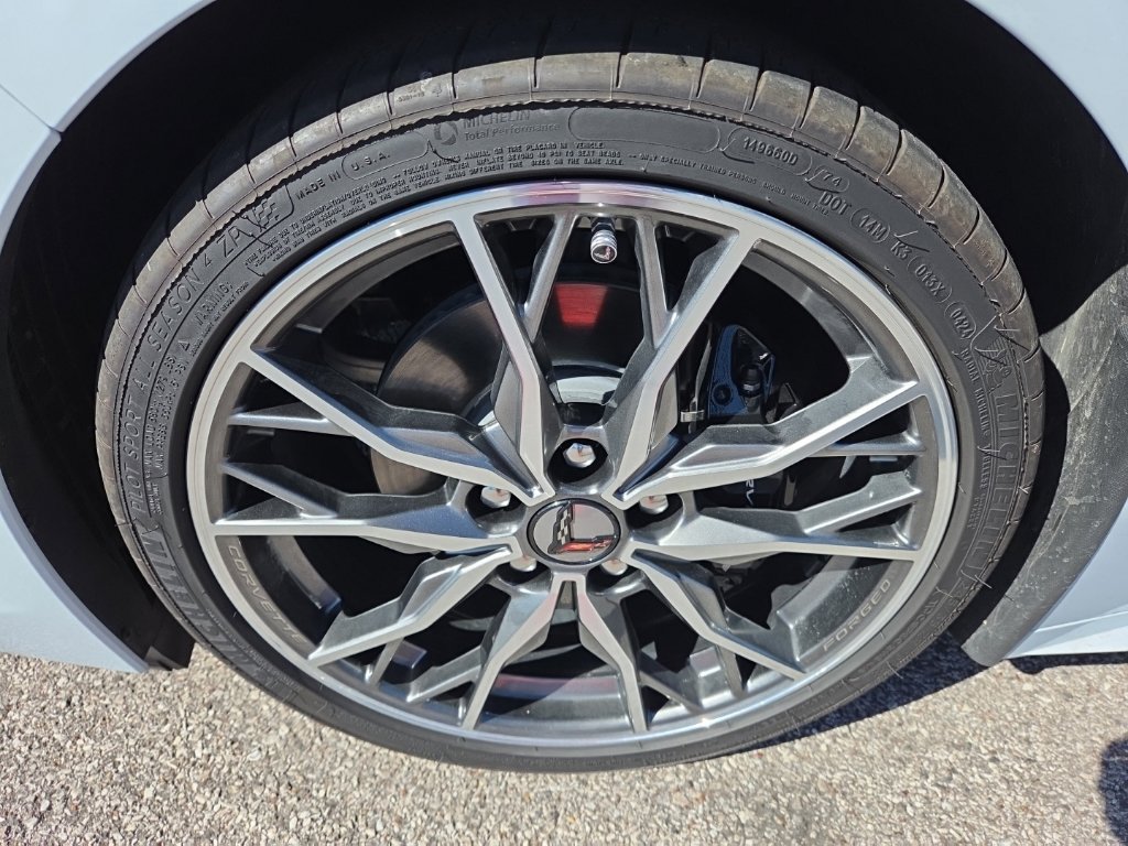 Used 2024 Ceramic Matrix Gray Metallic Chevrolet Stingray image 3
