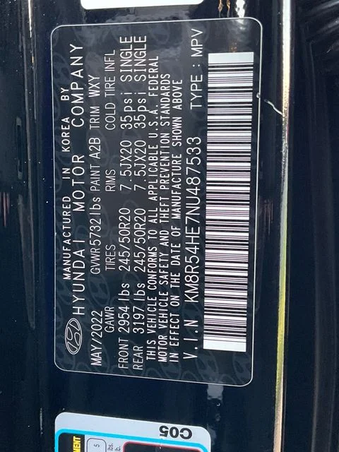 Used 2022 Black Hyundai Limited image 32