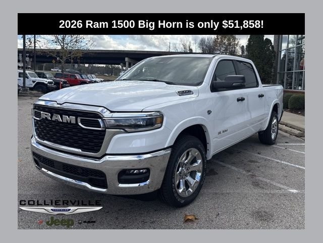 New 2026 Bright White Clearcoat RAM Big Horn/Lone Star image 1