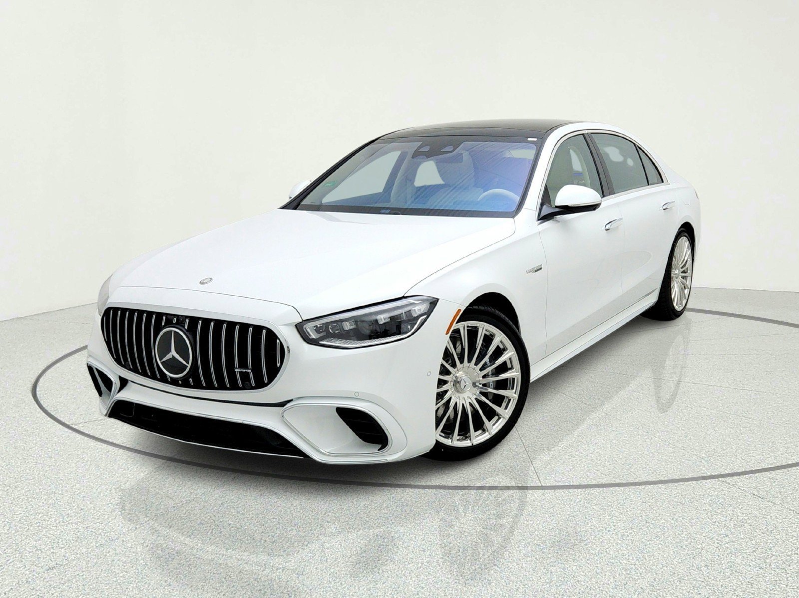 New 2026 MANUFAKTUR Moonlight White Metallic Mercedes-Benz AMG® S 63 E 4MATIC Sedan image 27