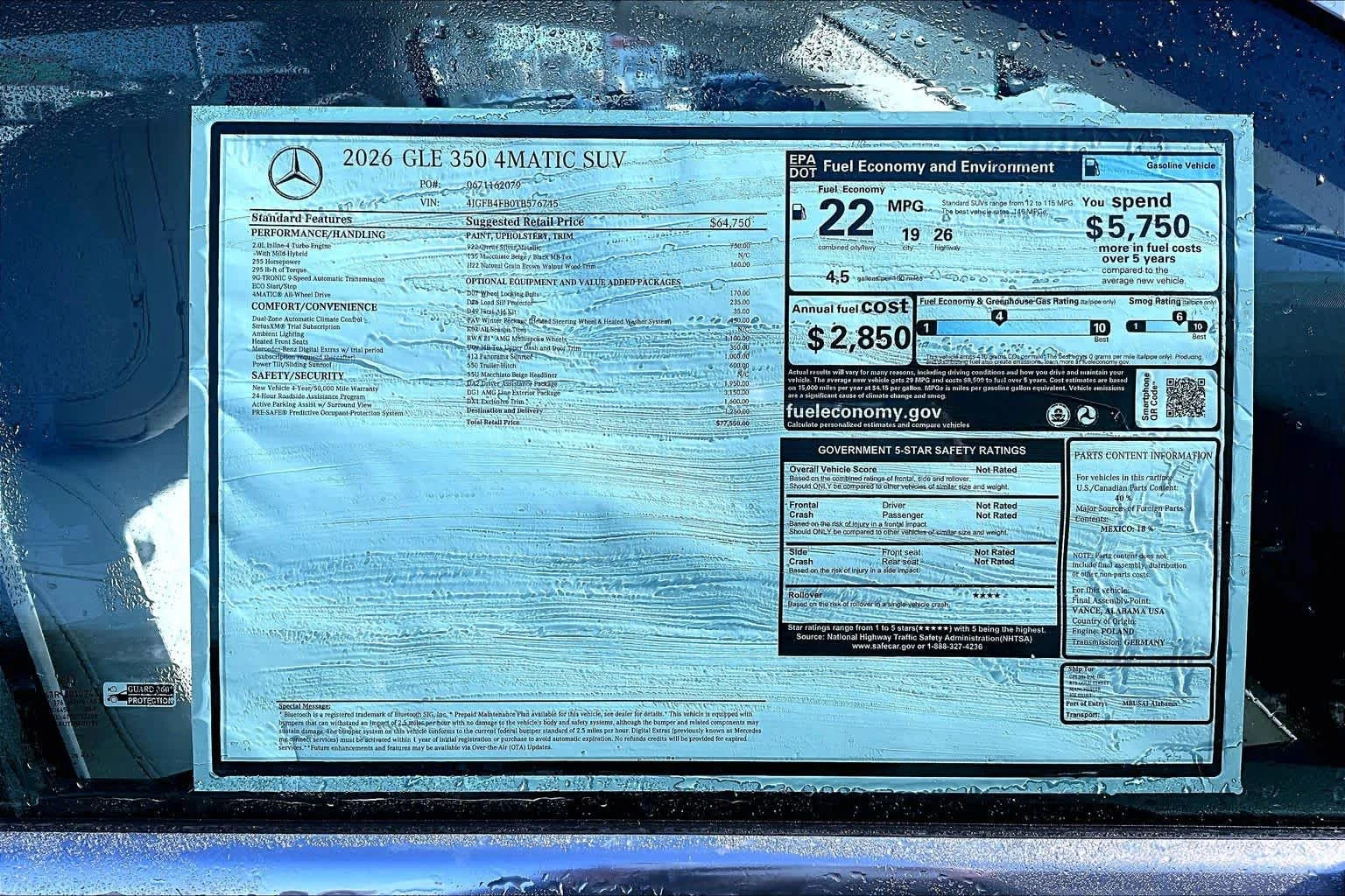 2026 Mercedes-Benz GLE GLE350 - Photo 15