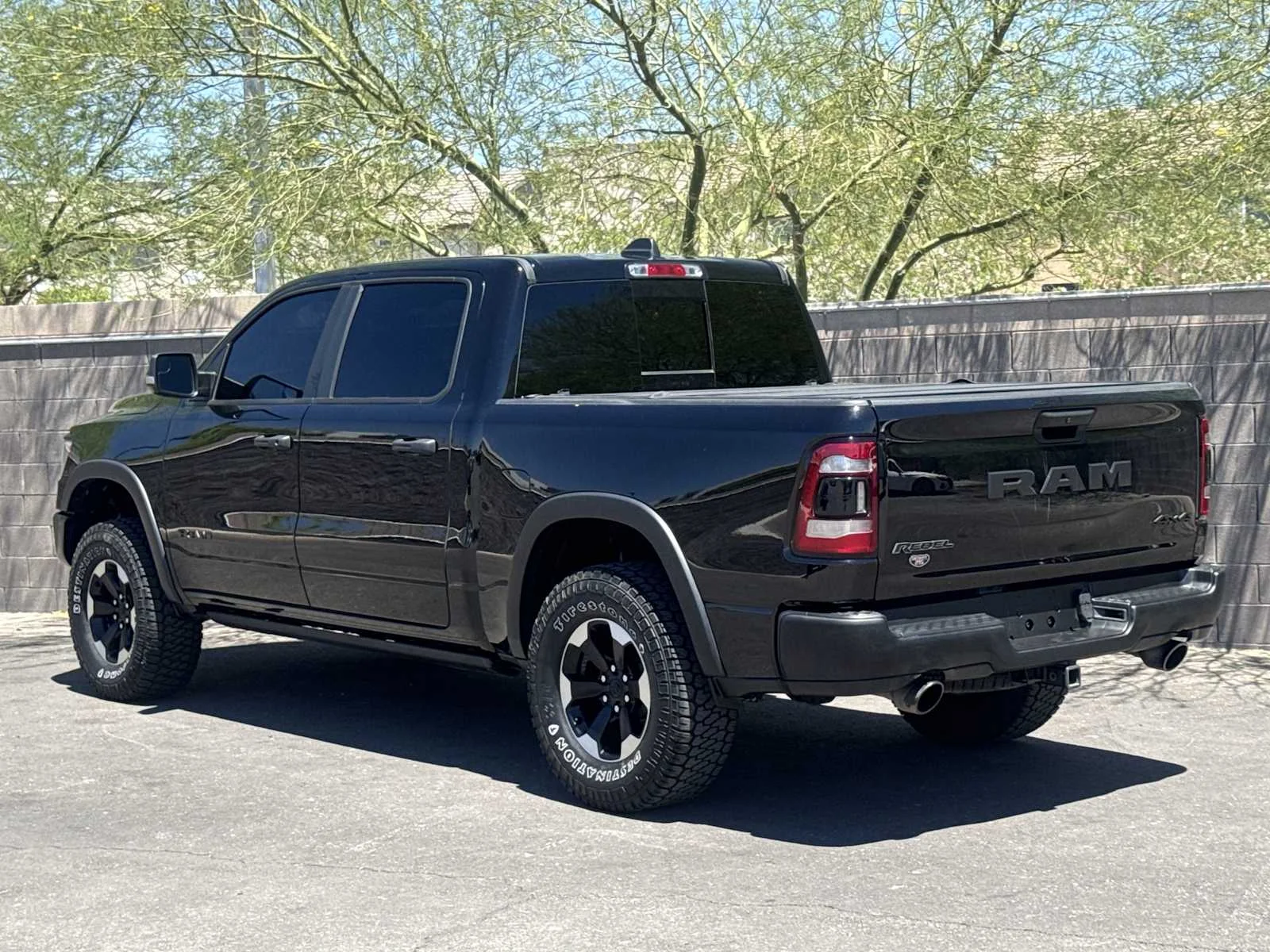 Used 2022 Diamond Black Crystal Pearlcoat Ram Rebel image 6