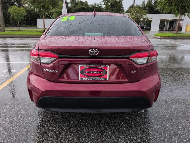 Certified Used 2024 Red Toyota LE image 5