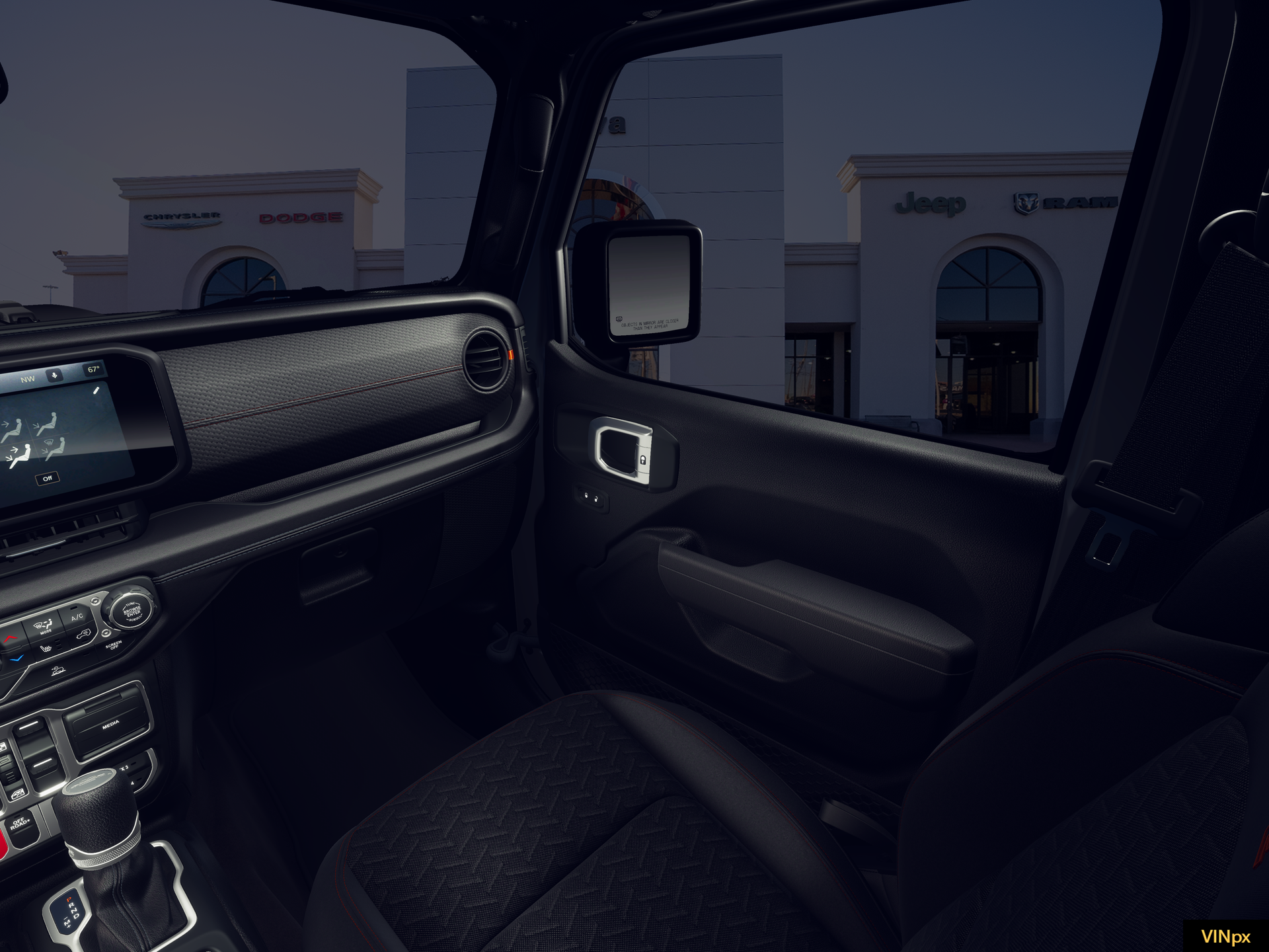 New 2026 Bright White Clear-Coat Exterior Paint Jeep Mojave image 32