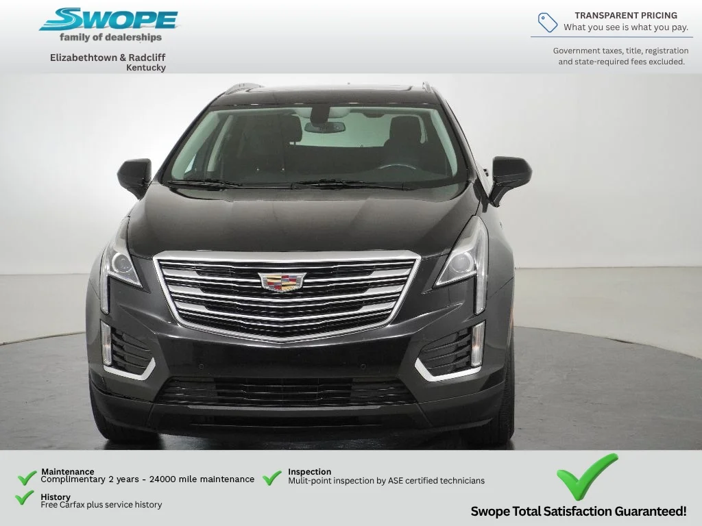 Used 2017 Stellar Black Metallic Cadillac Luxury FWD image 8