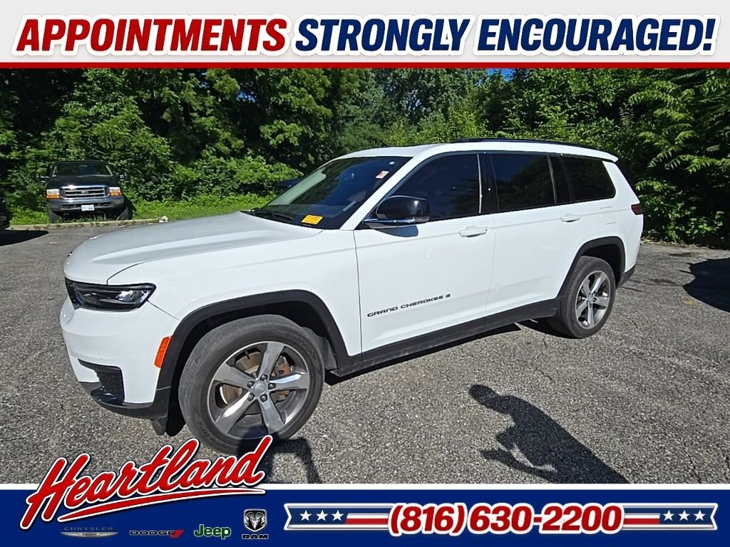 Used 2021 Jeep Grand Cherokee L Limited with VIN 1C4RJKBG5M8134424 for sale in Kansas City