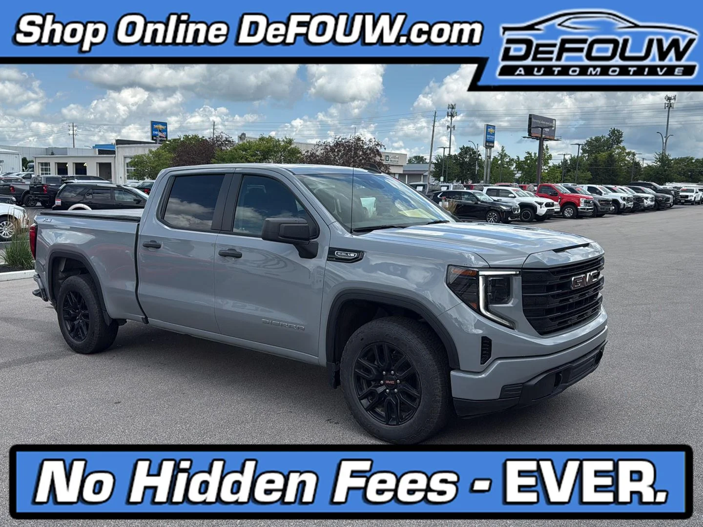 Used 2024 Thunderstorm Gray GMC Pro image 1