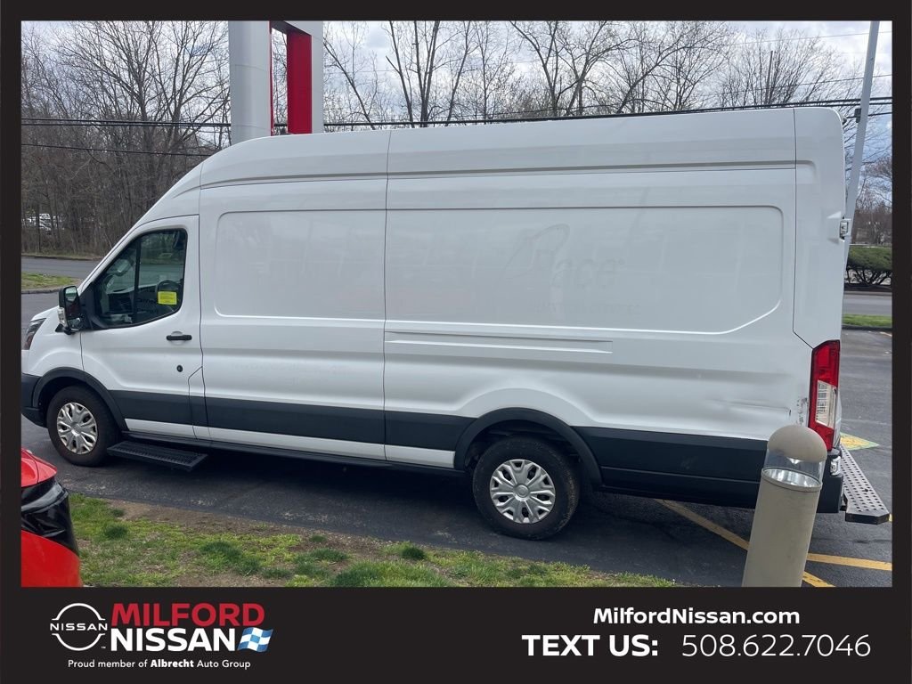 Used 2022 Ford E-Transit Cargo Van Base with VIN 1FTBW3XK2NKA26756 for sale in Milford, MA