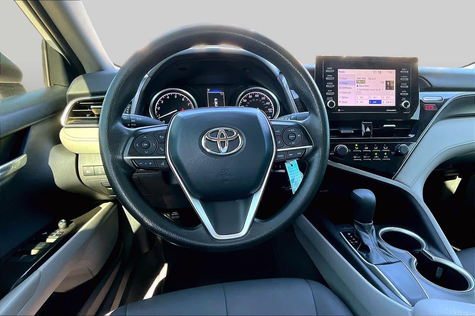 Used 2021 Super White Toyota LE image 6