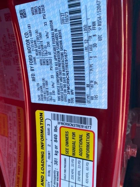 New 2026 Ruby Red Metallic Tinted Clearcoat Ford Outer Banks® image 37