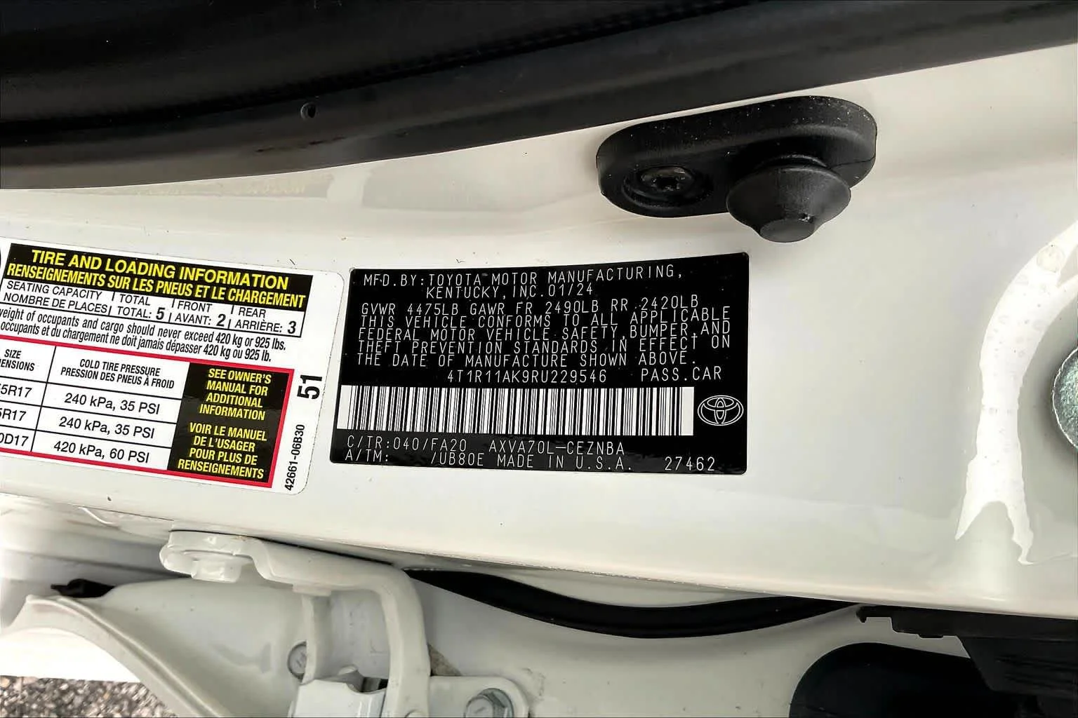 Used 2024 Ice Cap Toyota LE image 34