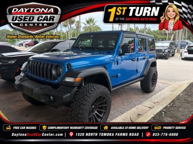 Certified Used 2025 Blue Pearl Jeep Sport S image 1