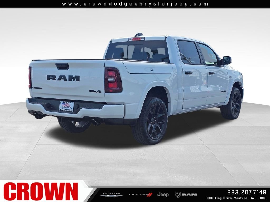 New 2026 Ivory White Tri-Coat Pearl-Coat Exterior Paint RAM Laramie image 5