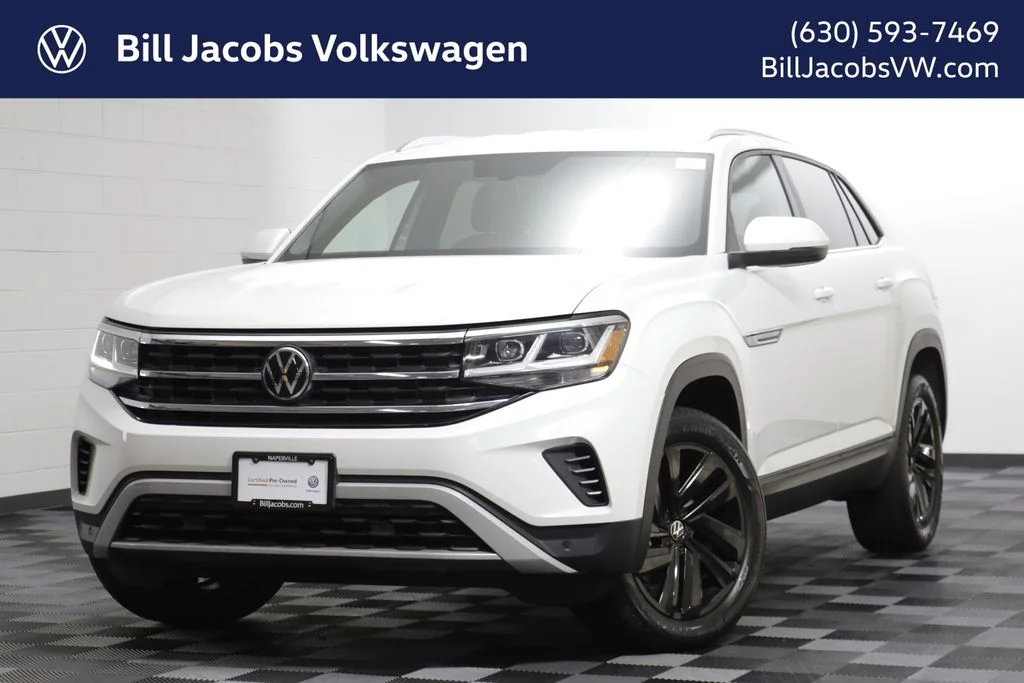 Used 2023 Pure White Volkswagen 3.6L V6 SE w/Technology image 1