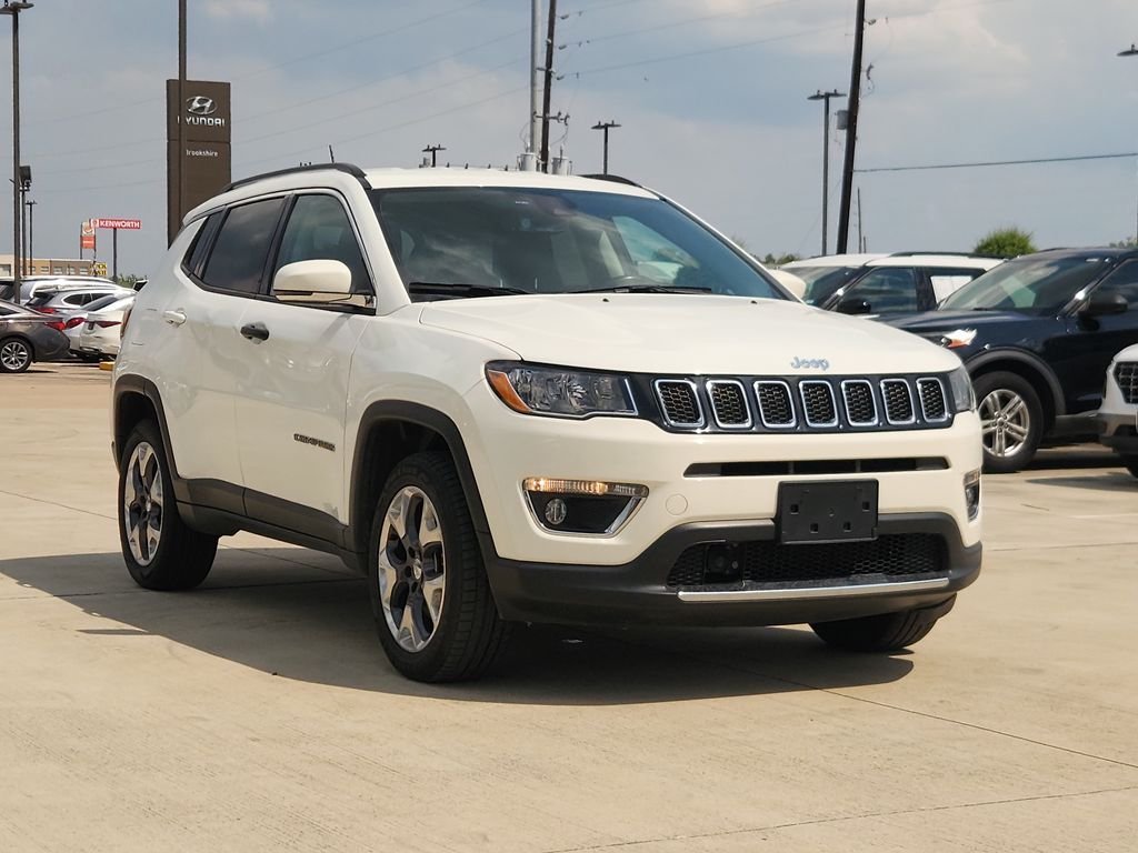 Used 2021 White Clearcoat Jeep Limited image 3