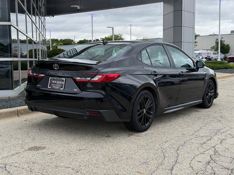 Certified Used 2025 MIDNIGHT BLACK METAL Toyota SE image 3