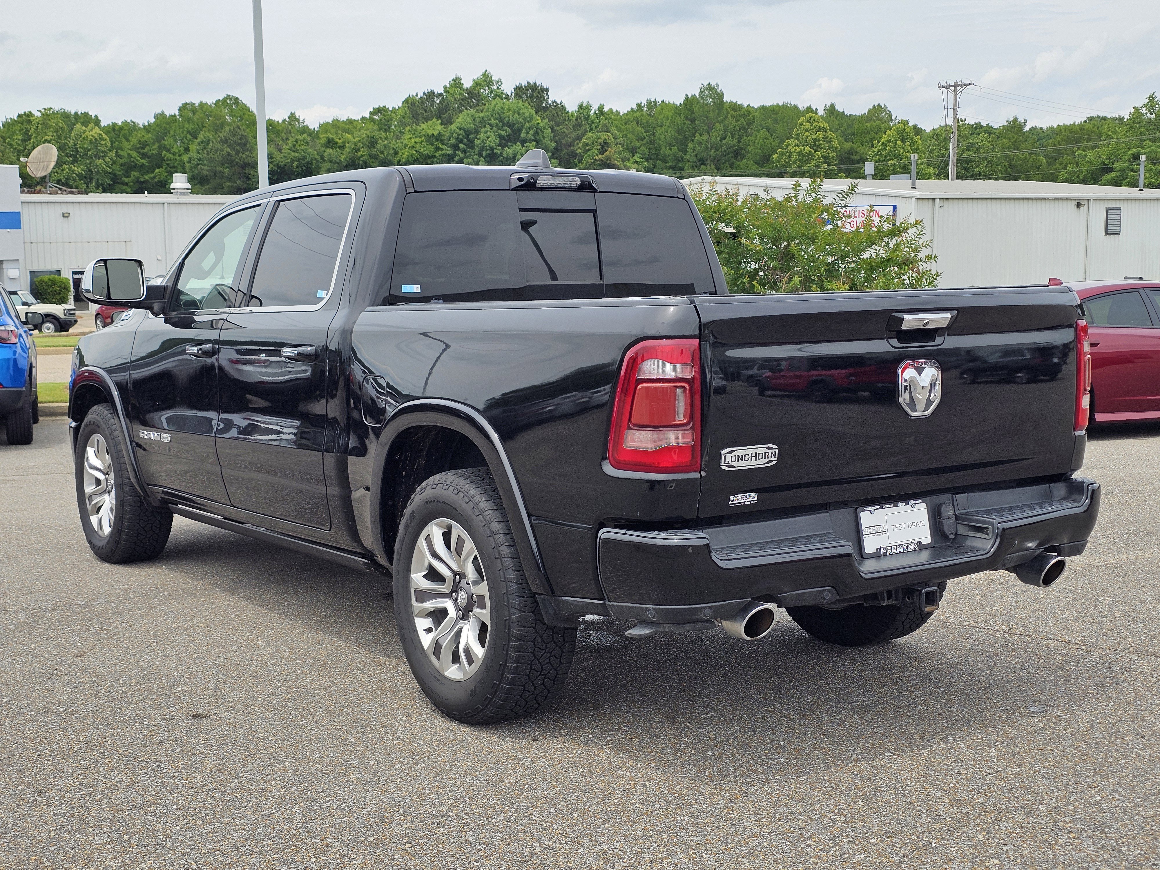 Used 2022 Diamond Black Crystal Pearlcoat Ram Longhorn image 14