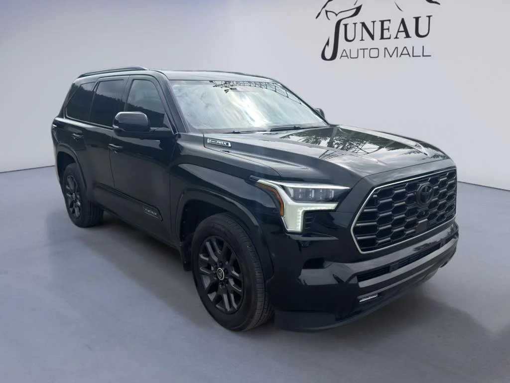 Used 2024 Midnight Black Metallic Toyota Platinum image 1