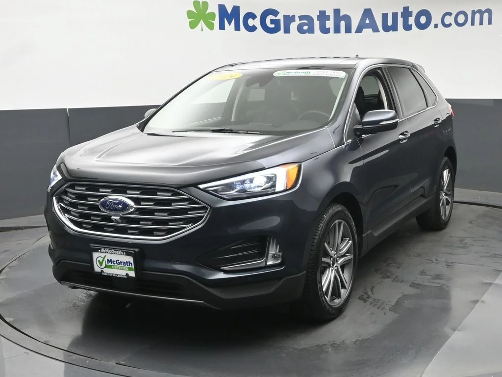 Used 2024 Blue Ford Titanium image 23