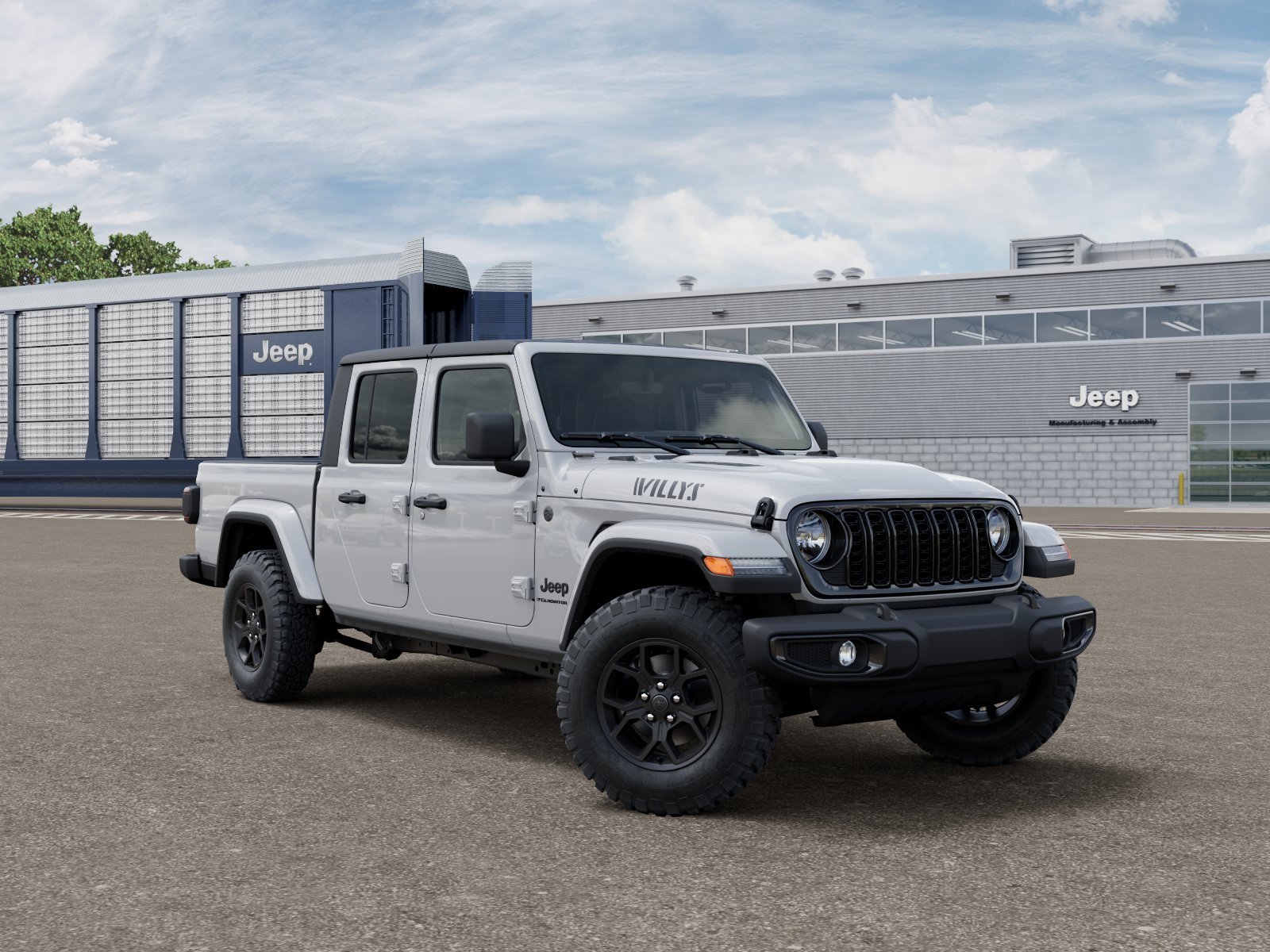 New 2026 Bright White Clear-Coat Exterior Paint Jeep Willys image 3