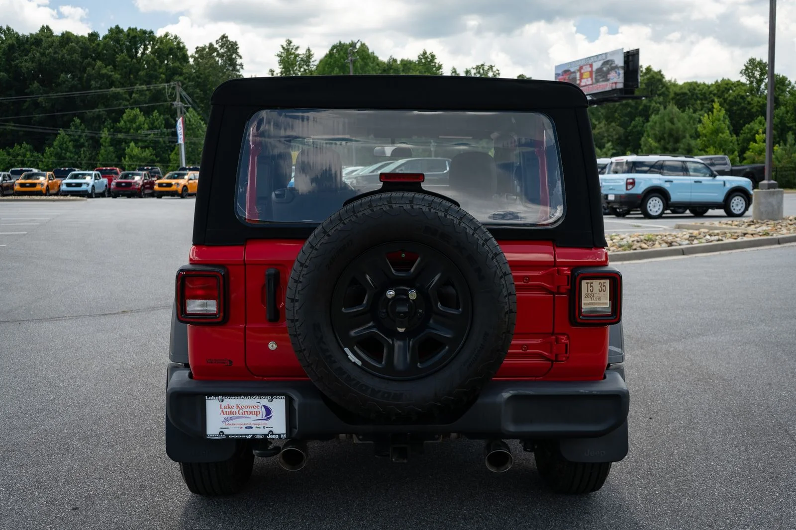 Used 2024 Red Clearcoat Jeep Sport image 8