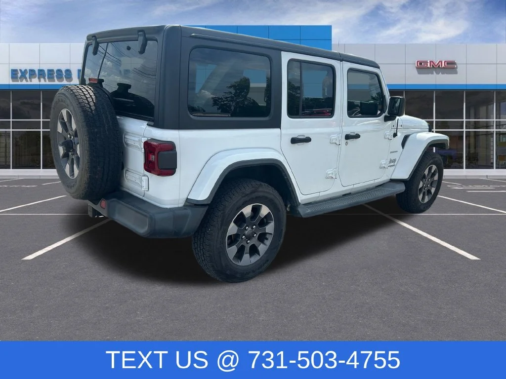 Used 2018 White Jeep Unlimited Sahara image 6