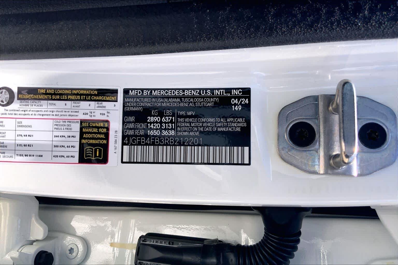 Used 2024 Polar White Mercedes-Benz GLE 350 image 31