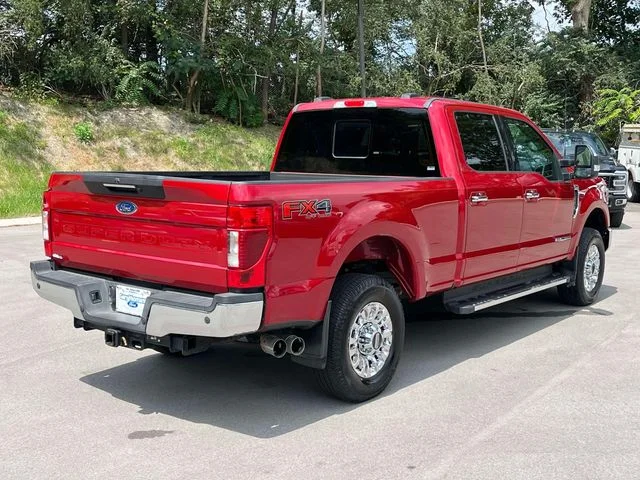 Certified Used 2022 Red Ford Lariat image 3