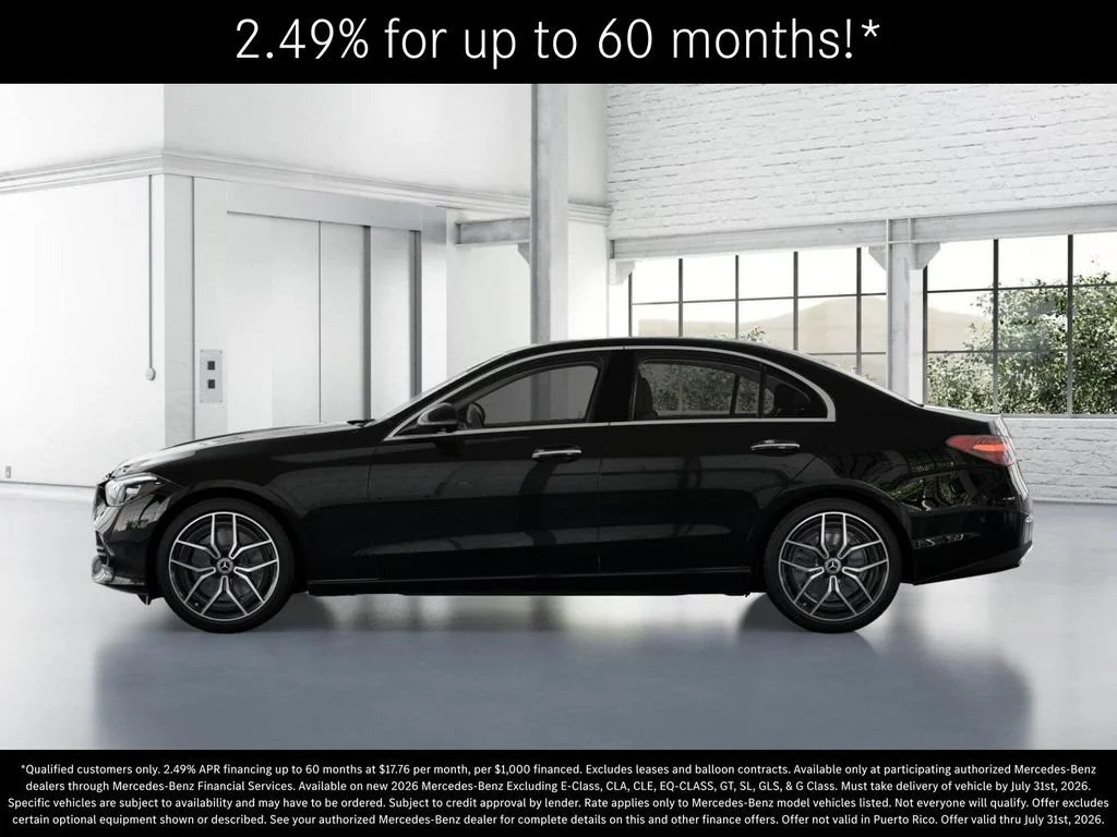 New 2026 Black Mercedes-Benz C 300 image 76